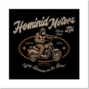 Harry Rider's Hominid Motors - Going Bananas on the Road Posters and Art